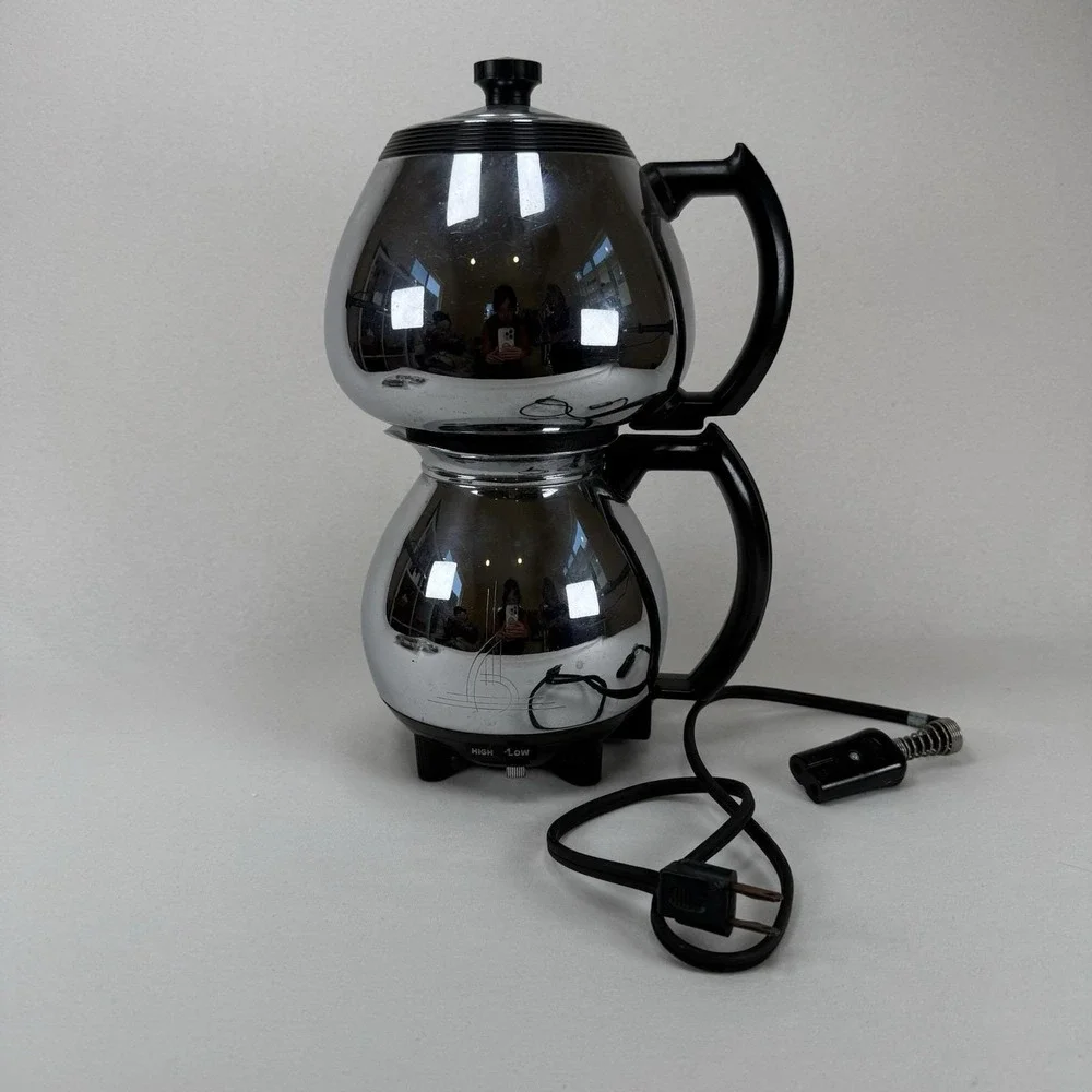 Vintage Sunbeam Coffee Master C30A Vacuum Brewer Double Bubble TESTED WORKS